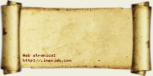 Hana Miljković vizit kartica